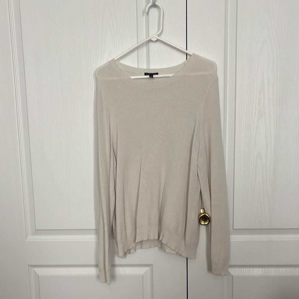 Cream Long Sleeve Sweater